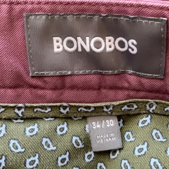 Bonobos Straight Leg Chinos size 34/30 - Picture 3 of 4